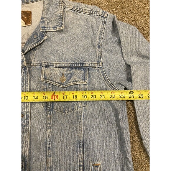 Vintage Delta Burke Delta Blues Denim Jacket L Made In USA Workwear Jacket - Picture 6 of 10